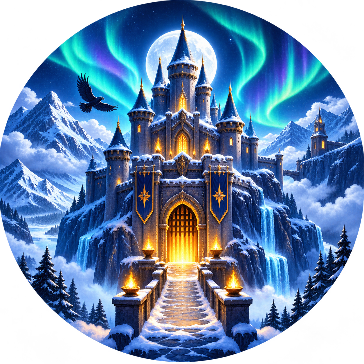 Arctic MC castle crest